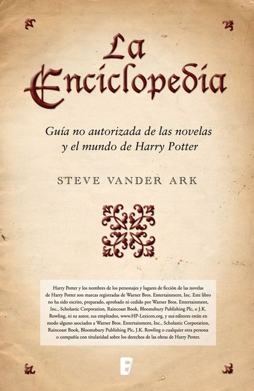 La enciclopedia Guía no autorizada de las novelas y el mundo de Harry Potter