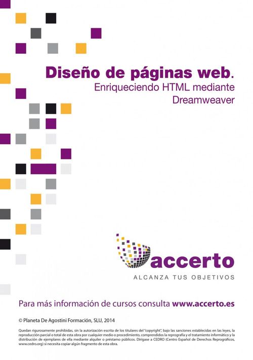Diseño páginas web Enriqueciendo HTML mediante Dreamweaver