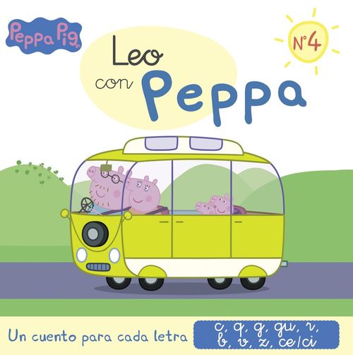 Peppa Pig Lectoescritura Leo con Peppa Un cuento para cada letra c q g gu r sonido suave b v z ceci