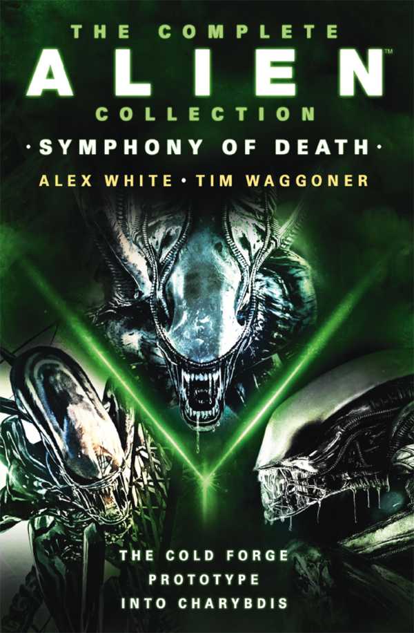 bw-the-complete-alien-collection-symphony-of-death-the-cold-forge-prototype-into-charybdis-titan-books-9781803366593
