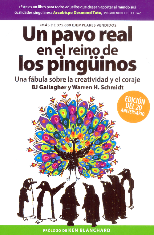 Un pavo real en el reino de los pingüinos