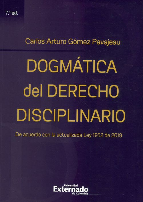 Dogmática del Derecho Disciplinario