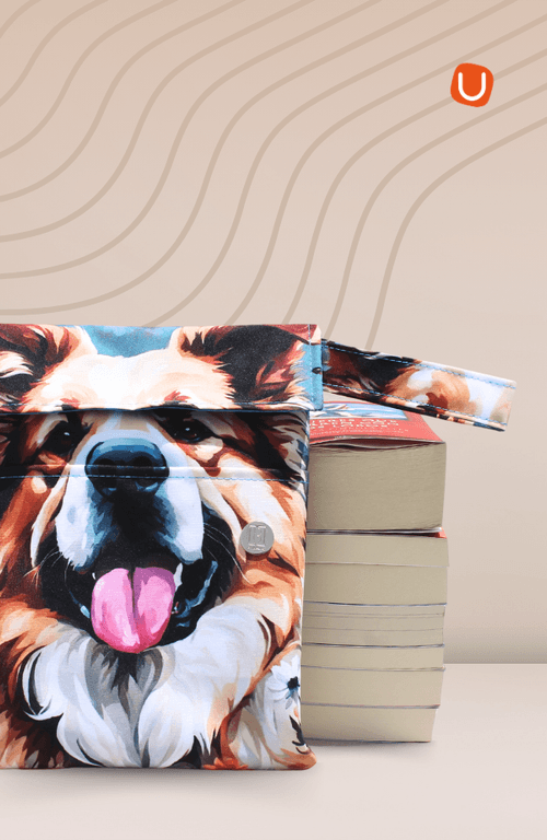 Funda GOLD para libros  Perro