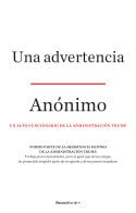 Una advertencia
