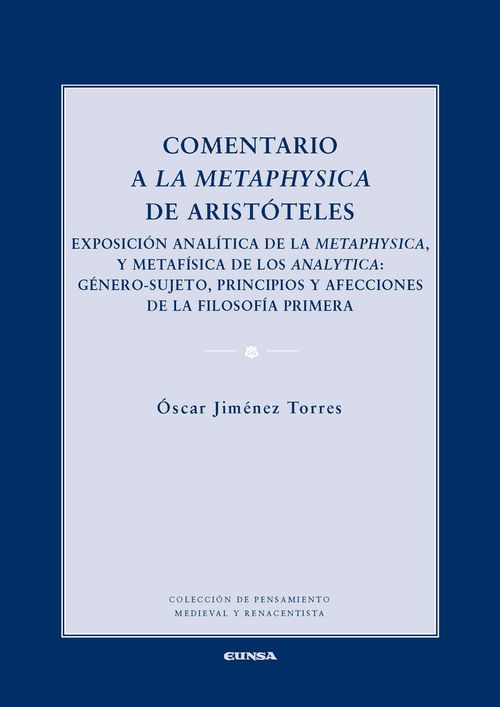 Comentario a la Metaphysica de Aristoteles