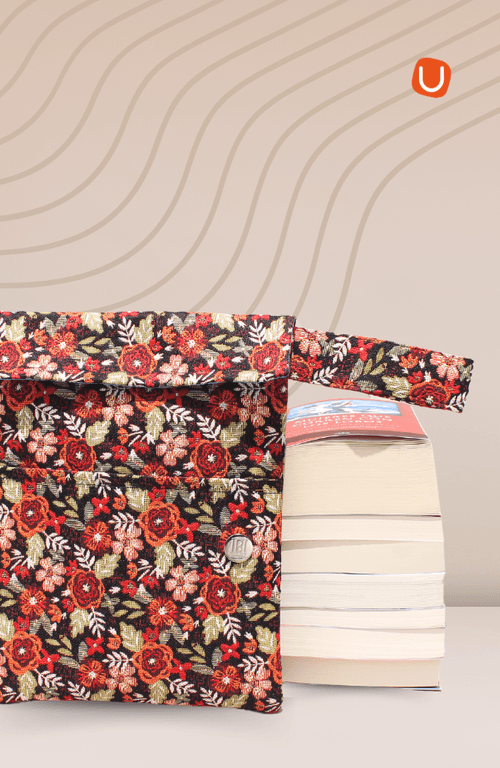 Funda GOLD para libros  Estampado tejido 2