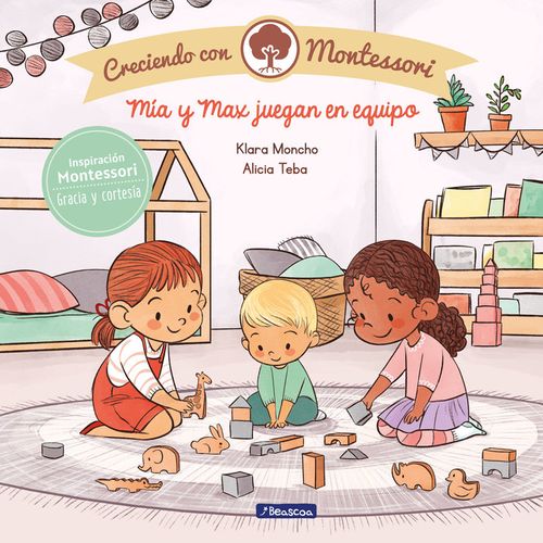 Mia y Max juegan en equipo Creciendo con Montessori