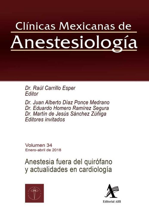 Anestesia fuera del quir?fano y actualidades en cardiolog?a