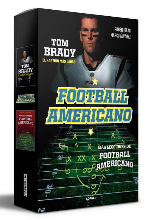 ESTUCHE FOOT BALL AMERICANO MAS LECCIONESTOM BRADY