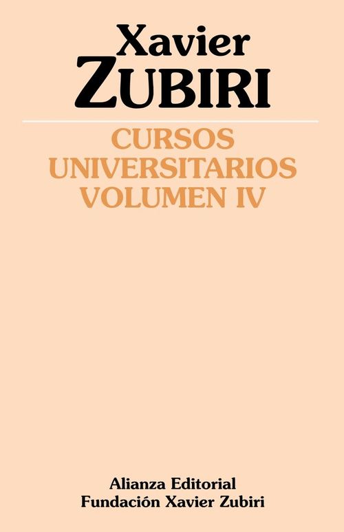 Cursos universitarios Volumen IV 1934-1935