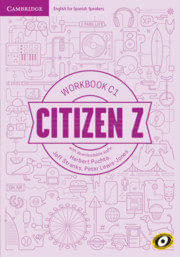 Citizen Z Workbook with downloadable Audio C1