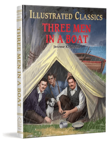 Three men in a boat