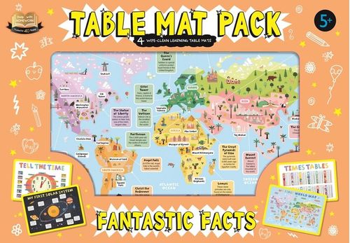 TABLE MAT PACK FANTASTIC FACTS