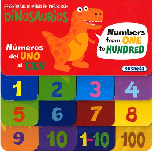 Aprendo los numeros en ingles con dinosaurios