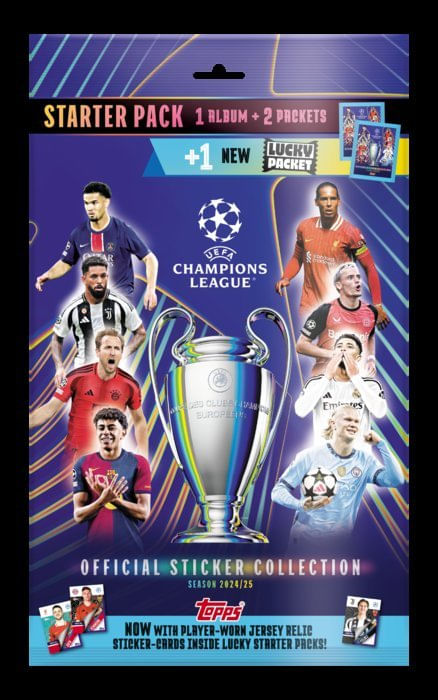 STARTER PACK CROMOS CHAMPIONS LEAGUE 24-25