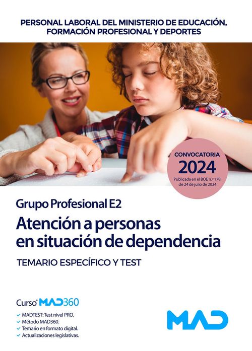TEMARIO ESPECIFICO Y TEST ATENCION PERSONAS SITUACION DEPENDENCIA
