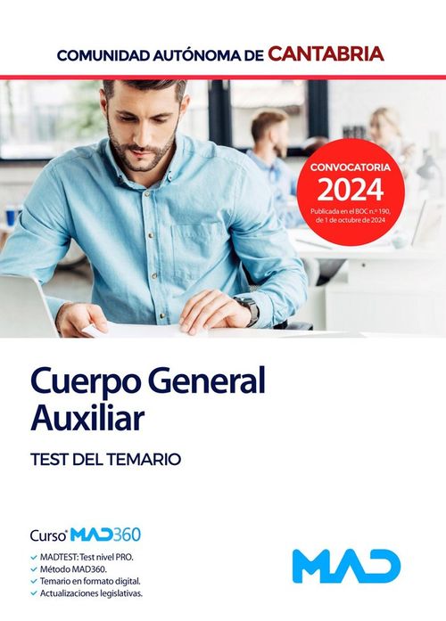 CUERPO GENERAL AUXILIAR TEST COMUNIDAD DE CANTABRIA