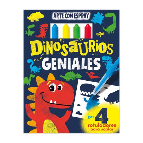 DINOSAURIOS GENIALES ARTE CON SPRAY
