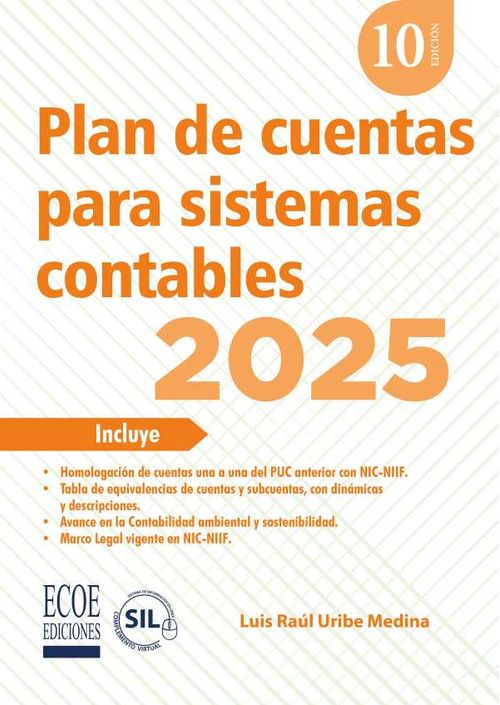 Plan de cuentas para sistemas contables 2025 10ma edición