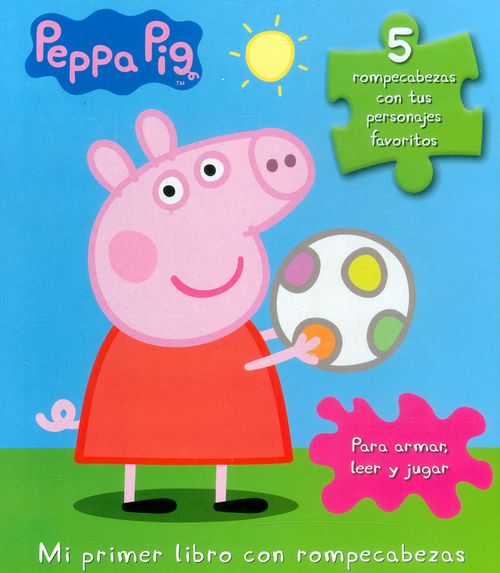 Peppa Pig Mi primer libro con rompecabezas
