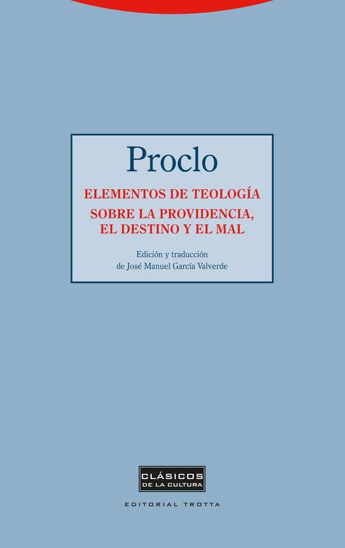 Elementos de teologia Sobre la providencia el destino y el mal
