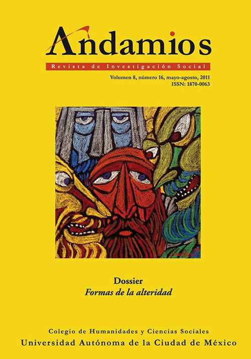 Revista Andamios número 16 Formas de la alteridad