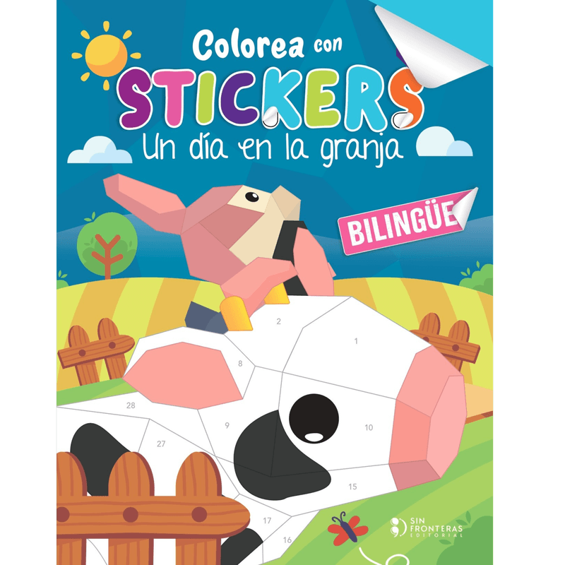 Colorea-con-stikers-granja