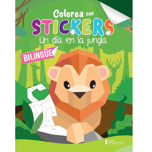 Colorea con stickers