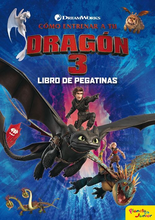 Como entrenar a tu dragon 3 Libro de pegatinas