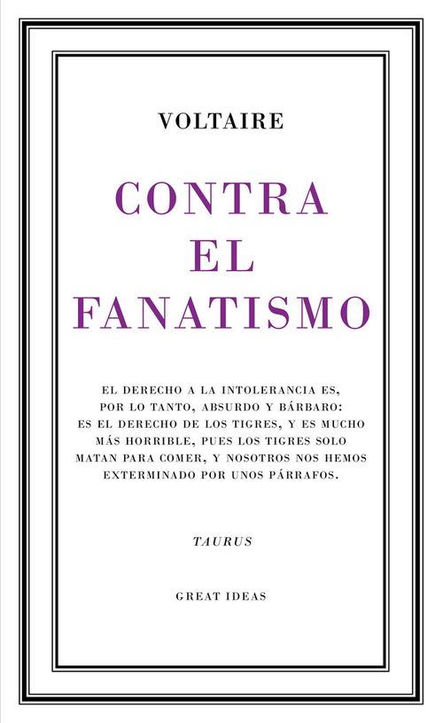Contra el fanatismo religioso Serie Great Ideas 39