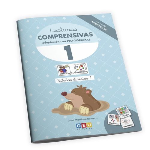 LECTURAS COMPRENSIVAS 1 CON PICTOGRAMAS PAUTA MONTESSORI