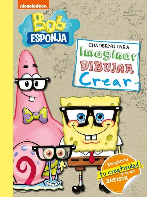 Bob Esponja Cuaderno para imaginar dibujar crear Bob Esponja Actividades