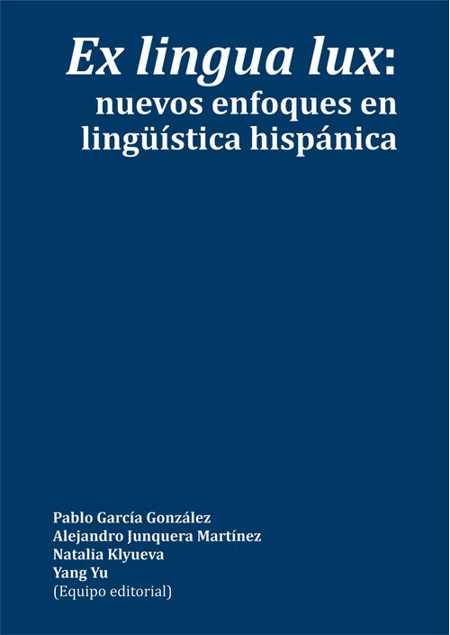 EX LINGUA LUX NUEVOS ENFOQUES EN LINGUISTI