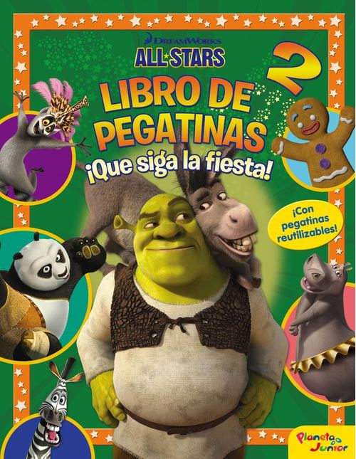 All stars Libro de pegatinas 2 Que siga la fiesta