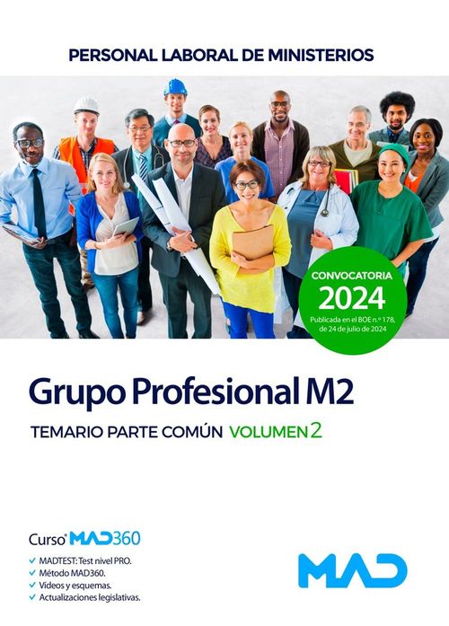Personal Laboral de Ministerios 2024 Grupo Profesional Vol II