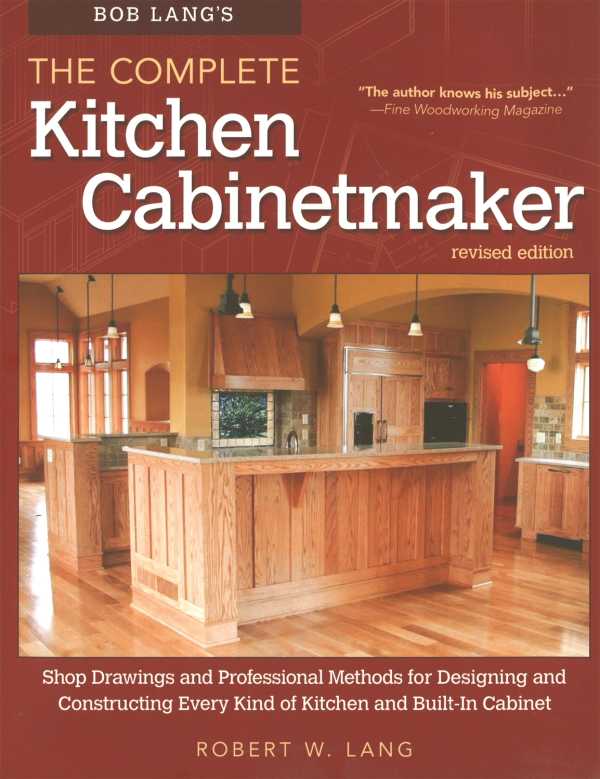 bw-bob-langs-the-complete-kitchen-cabinetmaker-revised-edition-fox-chapel-publishing-9781607651598