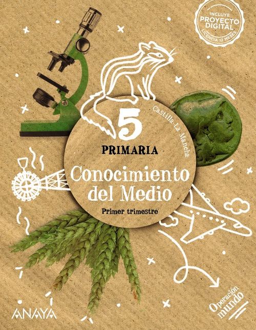 CONOCIMIENTO DEL MEDIO 5ºPRIMARIA OPERACION MUNDO CASTILLA LA-MANCHA