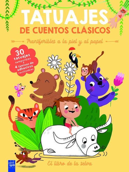TATUAJES DE CUENTOS CLASICOS EL LIBRO DE LA SELVA