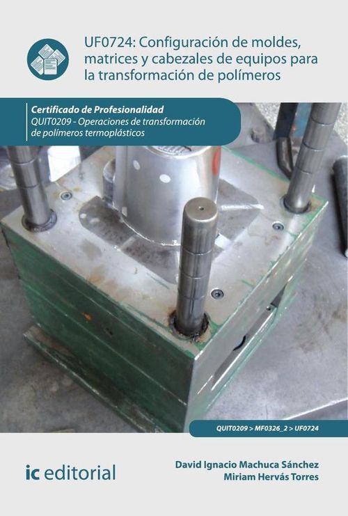Configuracion de moldes matrices y cabezales de equipos para la transformacion de polimeros QUIT0209