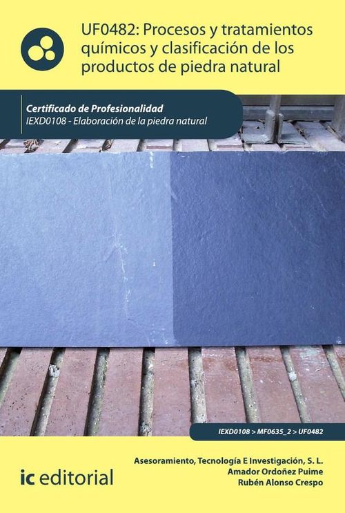 Procesos y tratamientos quimicos y clasificacion de los productos de piedra natural IEXD0108 - Elabo