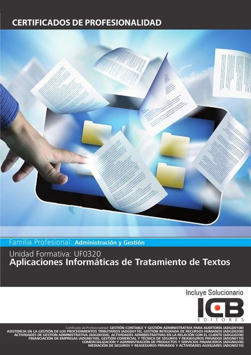 UF0320 Aplicaciones Informaticas de Tratamiento de Textos Word 2010