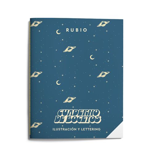 CUADERNO BOCETOS ILUSTRACION Y LETTERING ANOS 70