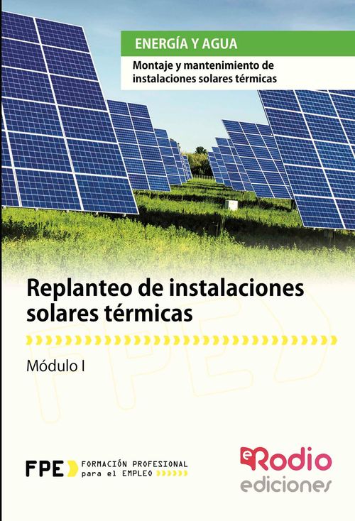 Replanteo de Instalaciones Solares T233rmicas Energ237a y agua