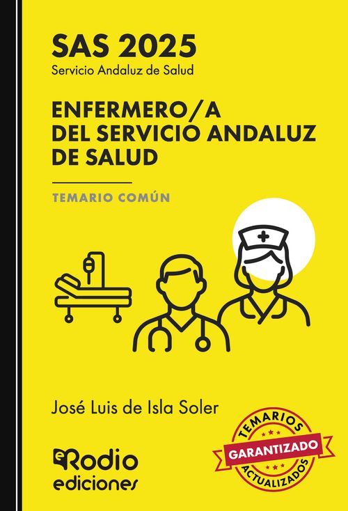 Enfermeroa del Servicio Andaluz de Salud Temario Com250n SAS 2025