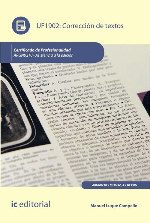 Correccion de textos ARGN0210 - Asistencia a la edicion