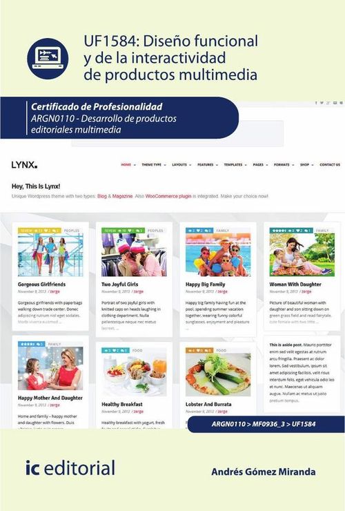 Diseno funcional y de la interactividad de productos multimedia ARGN0110 - Desarrollo de productos e