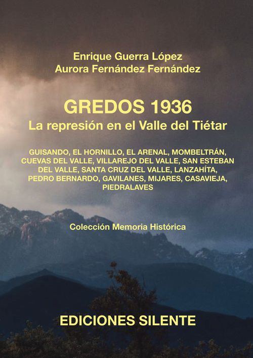 GREDOS 1936 La represi243n en el Valle del Ti233tar