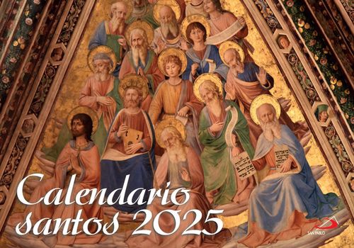 CALENDARIO DE PARED SANTOS 2025