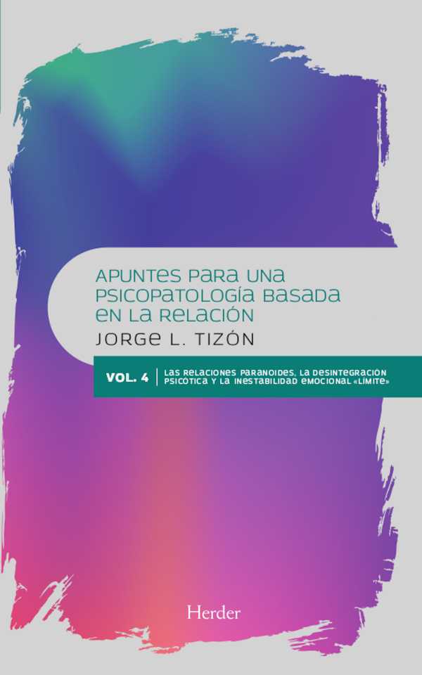 bw-apuntes-para-una-psicopatologiacutea-basada-en-la-relacioacuten-herder-editorial-9788425440939