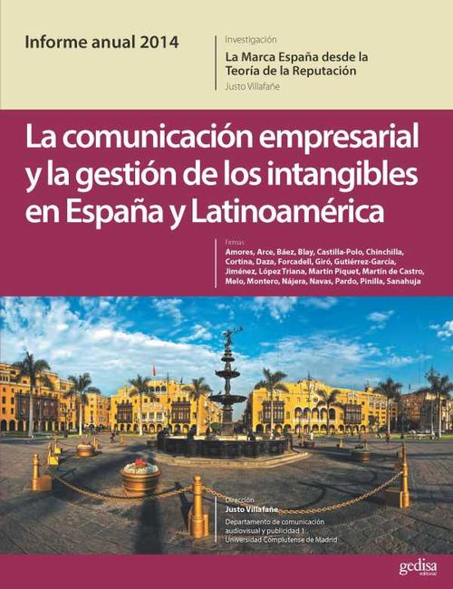 Informe anual 2014 La marca de España desde la Teoría de la Reputación